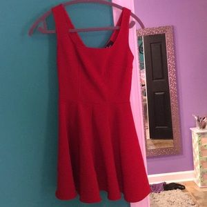 Lulus simple red dress